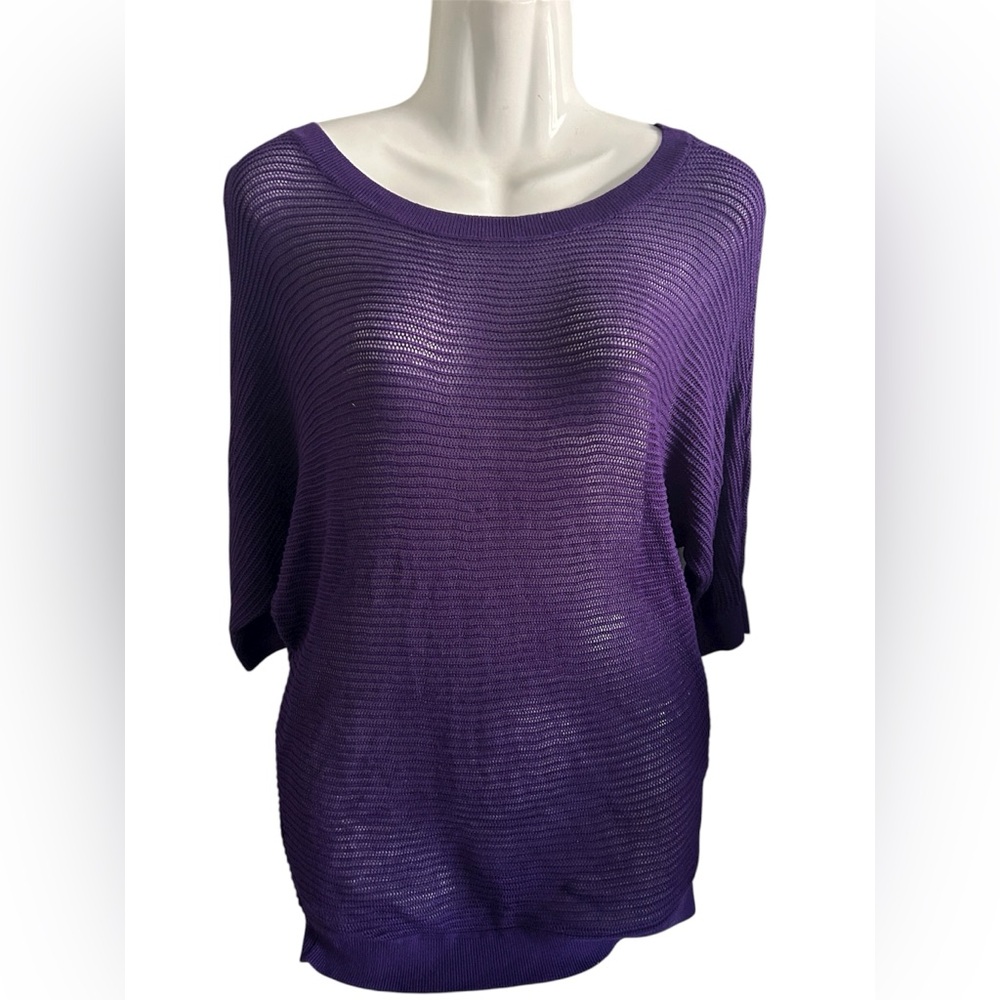 Express Deep Purple Knit Top